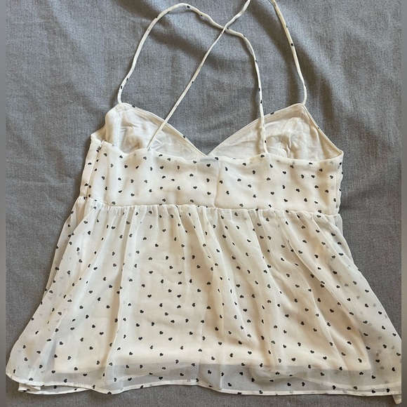 Pretty top from Mango with mini hearts printed. Size XS. - Picture 6 of 7